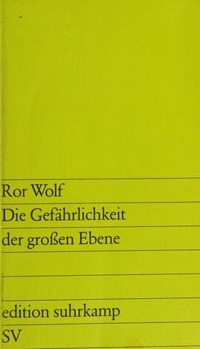 Tapa de Die Gefährlichkeit der grossen Ebene