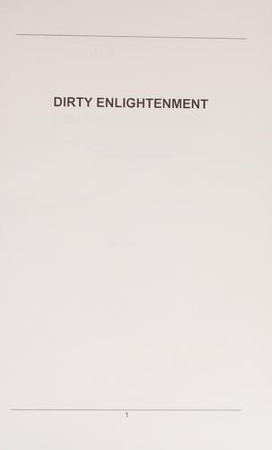 Tapa de Dirty Enlightenment