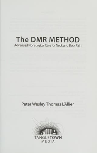 Tapa de The DMR method