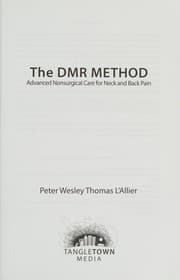 Tapa de The DMR method