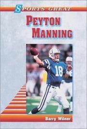 Tapa de Peyton Manning (Sports Great Books)