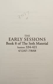 Tapa de Early Sessions Bk 8