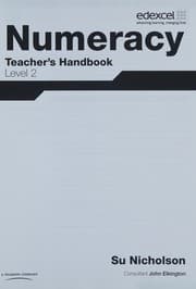 Tapa de Edexcel ALAN Teacher's Handbook Numeracy Level 2