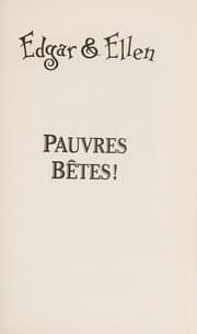 Tapa de Edgar & Ellen Pauvres Betes! Tome 1 (Tome 1)