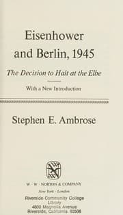 Tapa de Eisenhower and Berlin, 1945