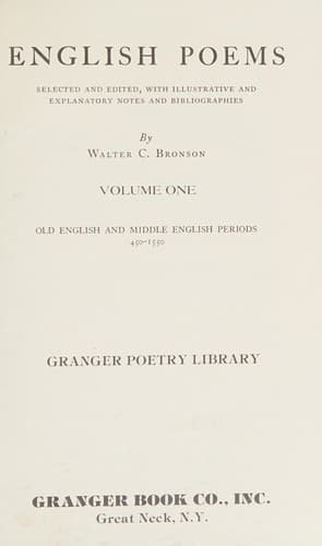 Tapa de English Poems
