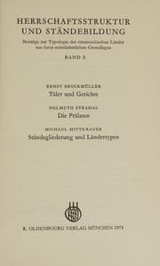 Tapa de Ernst Bruckmüller; Michael Mitterauer; Helmut Stradal
