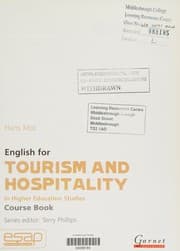 Tapa de Esap Tourism and Hospitality Course B
