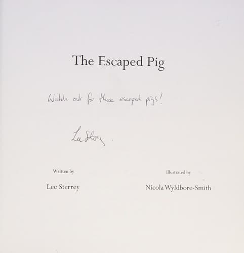 Tapa de The Escaped Pig