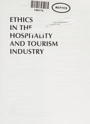 Tapa de Ethics in the Hospitality And Tourism Industry
