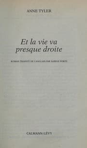 Tapa de Et la vie va presque droite