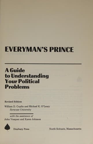 Tapa de Everyman's Prince