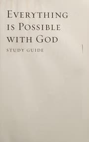 Tapa de Everything Is Possible with God