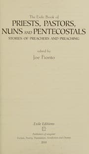 Tapa de The Exile book of priests, pastors, nuns, and Pentecostals