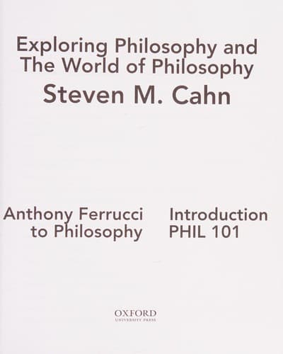 Tapa de Exploring Philosophy 6th Edition
