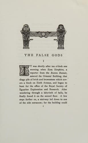 Tapa de The False Gods