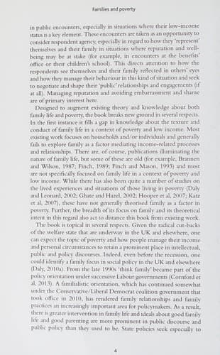 Tapa de Families and Poverty