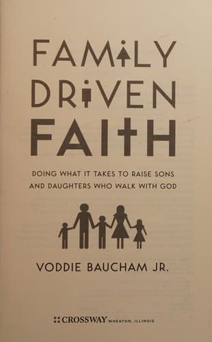 Tapa de Family driven faith
