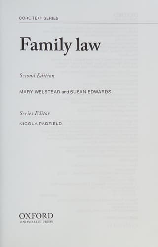 Tapa de Family law