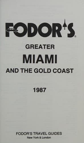 Tapa de FD Greater Miami 1987