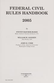 Tapa de Federal Civil Rules Handbook 2006