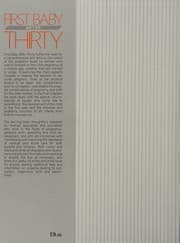 Tapa de First Baby After Thirty