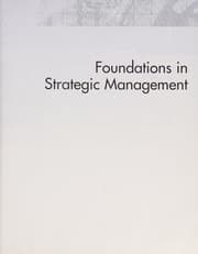 Tapa de Foundation in Strategic Management