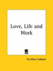 Tapa de Love, Life and Work