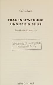 Tapa de Frauenbewegung und Feminismus