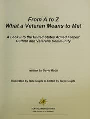 Tapa de From a to Z What a Veteran Means to Me