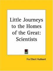 Tapa de Scientists (Little Journeys to the Homes of the Great, Vol. 12)
