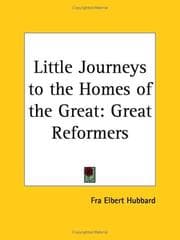 Tapa de Great Reformers (Little Journeys to the Homes of the Great, Vol. 9)