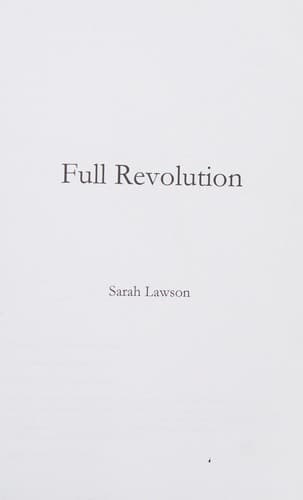 Tapa de Full Revolution