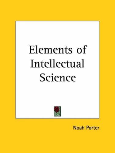 Tapa de Elements of Intellectual Science