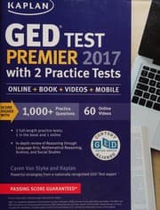 Tapa de GED test premier 2017