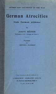 Tapa de German Atrocities from German Evidence