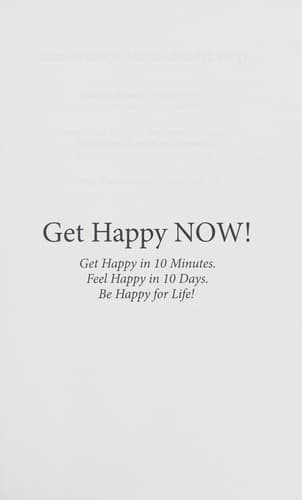 Tapa de Get Happy NOW!
