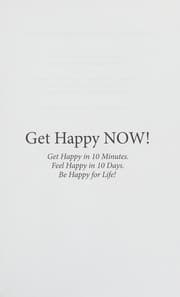 Tapa de Get Happy NOW!