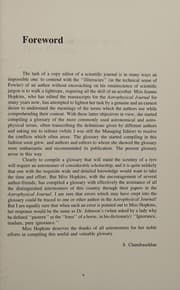 Tapa de Glossary of Astronomy and Astrophysics
