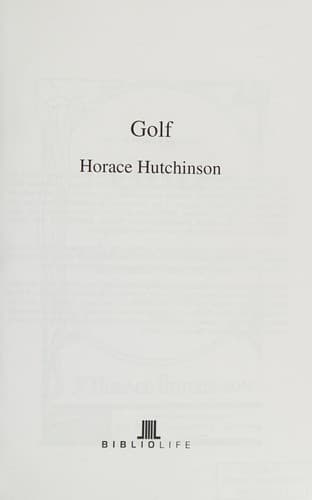 Tapa de Golf
