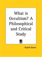 Tapa de What is Occultism? A Philosophical and Critical Study