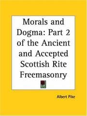 Tapa de Morals and Dogma of the Ancient and Accepted Scottish Rite Freemasonry, Vol. 2