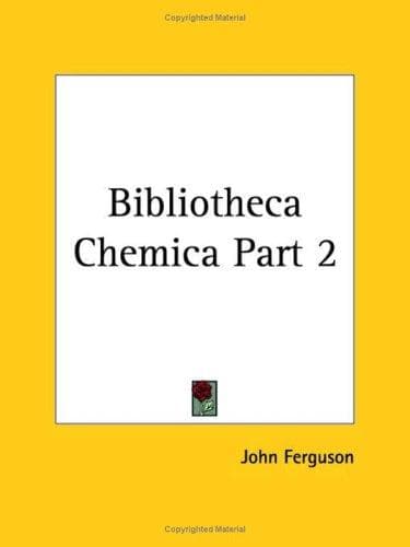 Tapa de Bibliotheca Chemica, Part 2