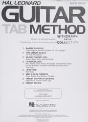 Tapa de Hal Leonard Guitar Tab Method - Book 3