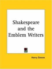 Tapa de Shakespeare and the Emblem Writers