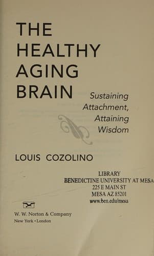 Tapa de The Healthy Aging Brain
