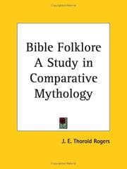 Tapa de Bible Folklore A Study in Comparative Mythology
