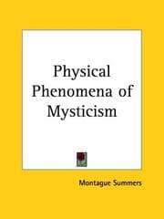Tapa de The physical phenomena of mysticism