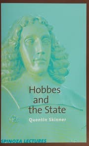 Tapa de Hobbes and the state (Spinoza lectures)