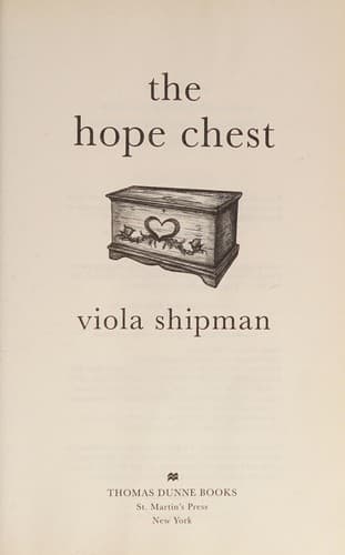 Tapa de The hope chest